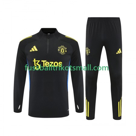 Manchester United Schwarz Sweatshirts Anzüge 2025-2026